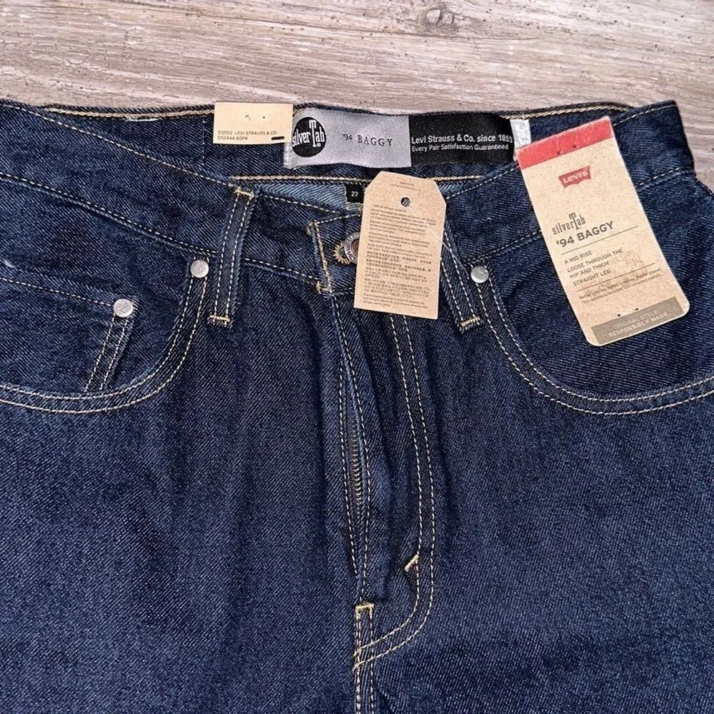 Nwt Levi’s 94 BAGGY SILVERTAB indigo blue
